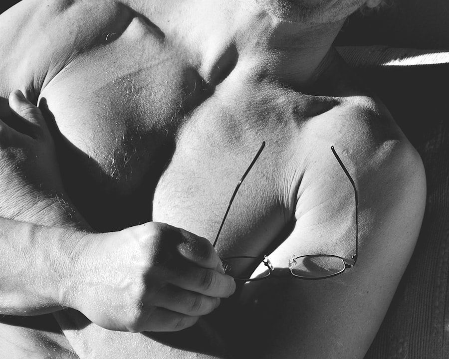 man with mild gyno