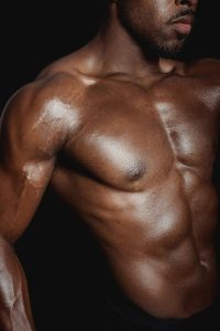 man without bodybuilder gyno